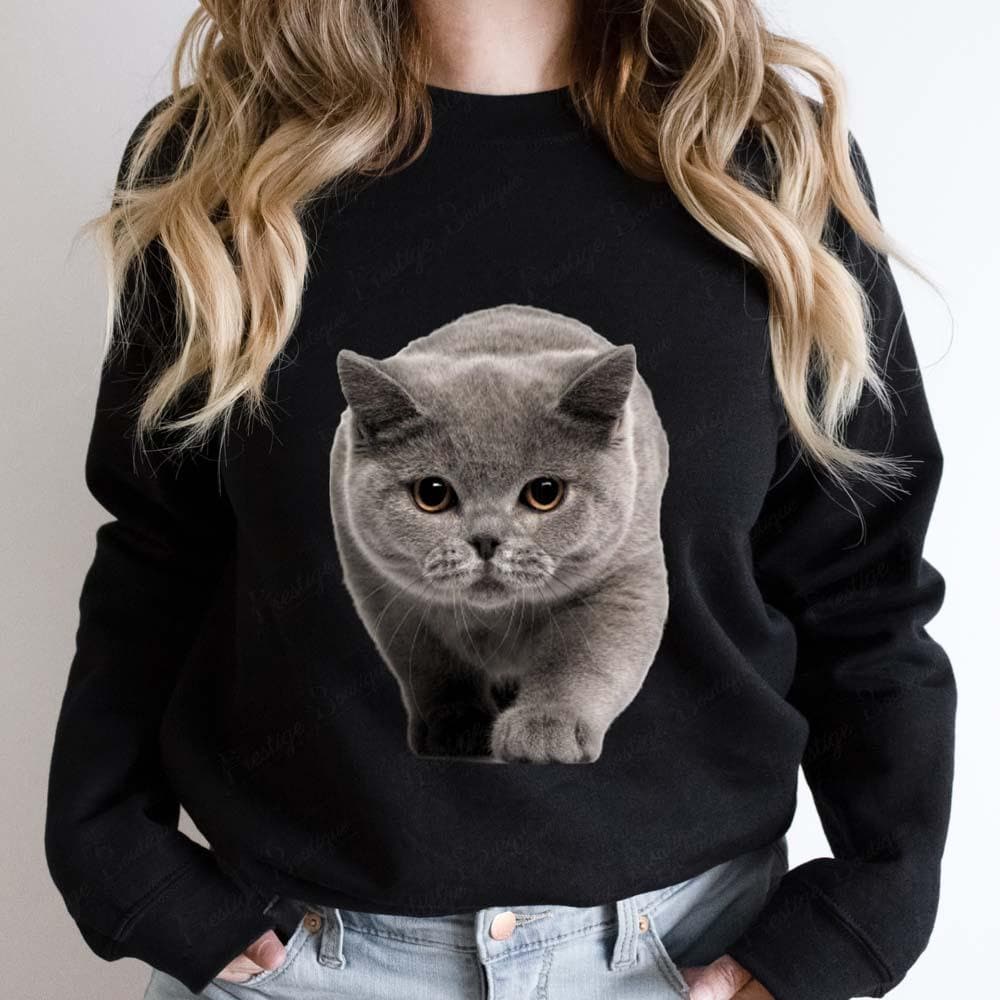Bluza cu pisici british atack - Prestigeboutique.ro