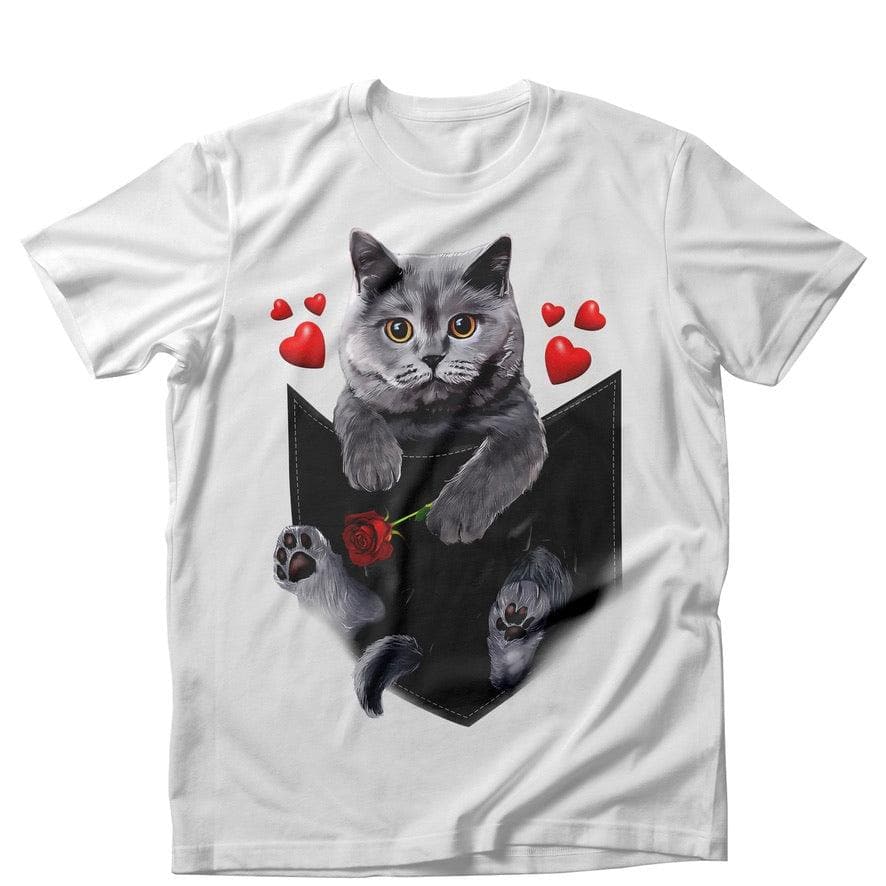 Tricou British Cat Valentine's Day - Prestigeboutique.ro