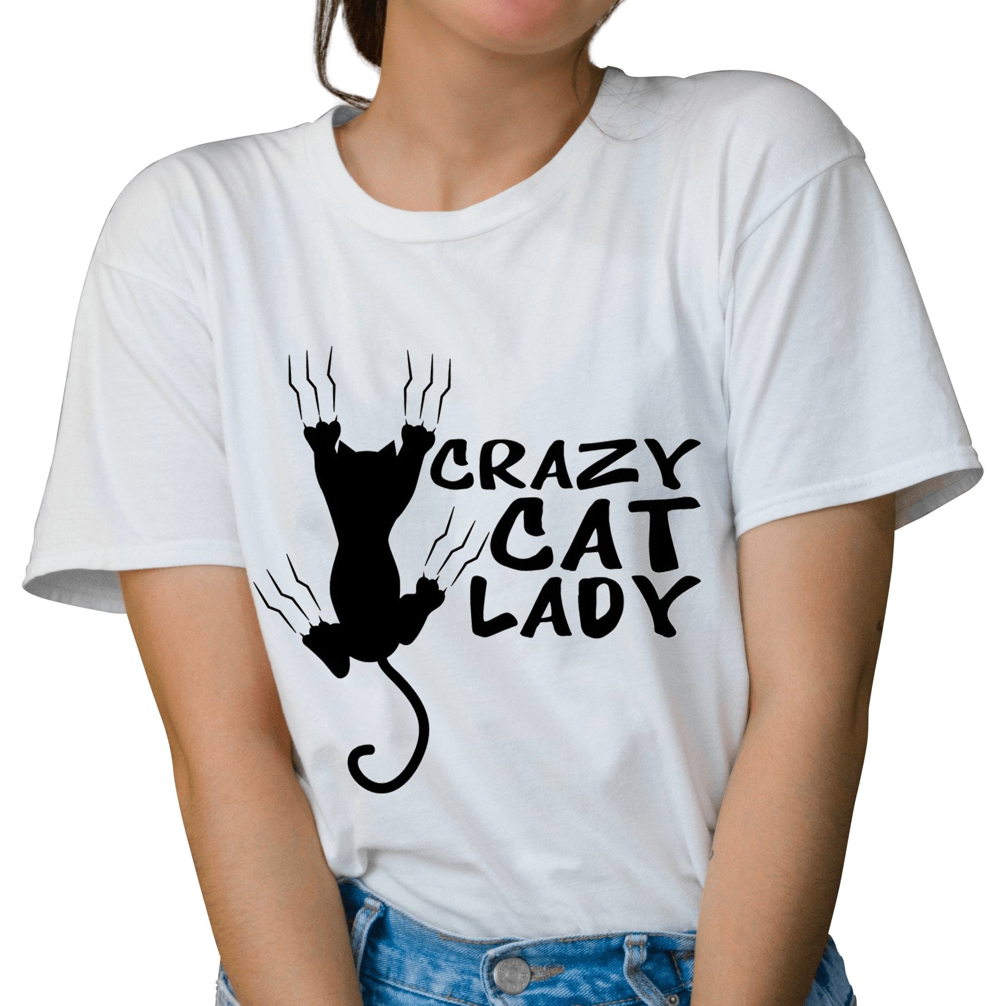 Tricou Crazy Cat Lady - Prestigeboutique.ro