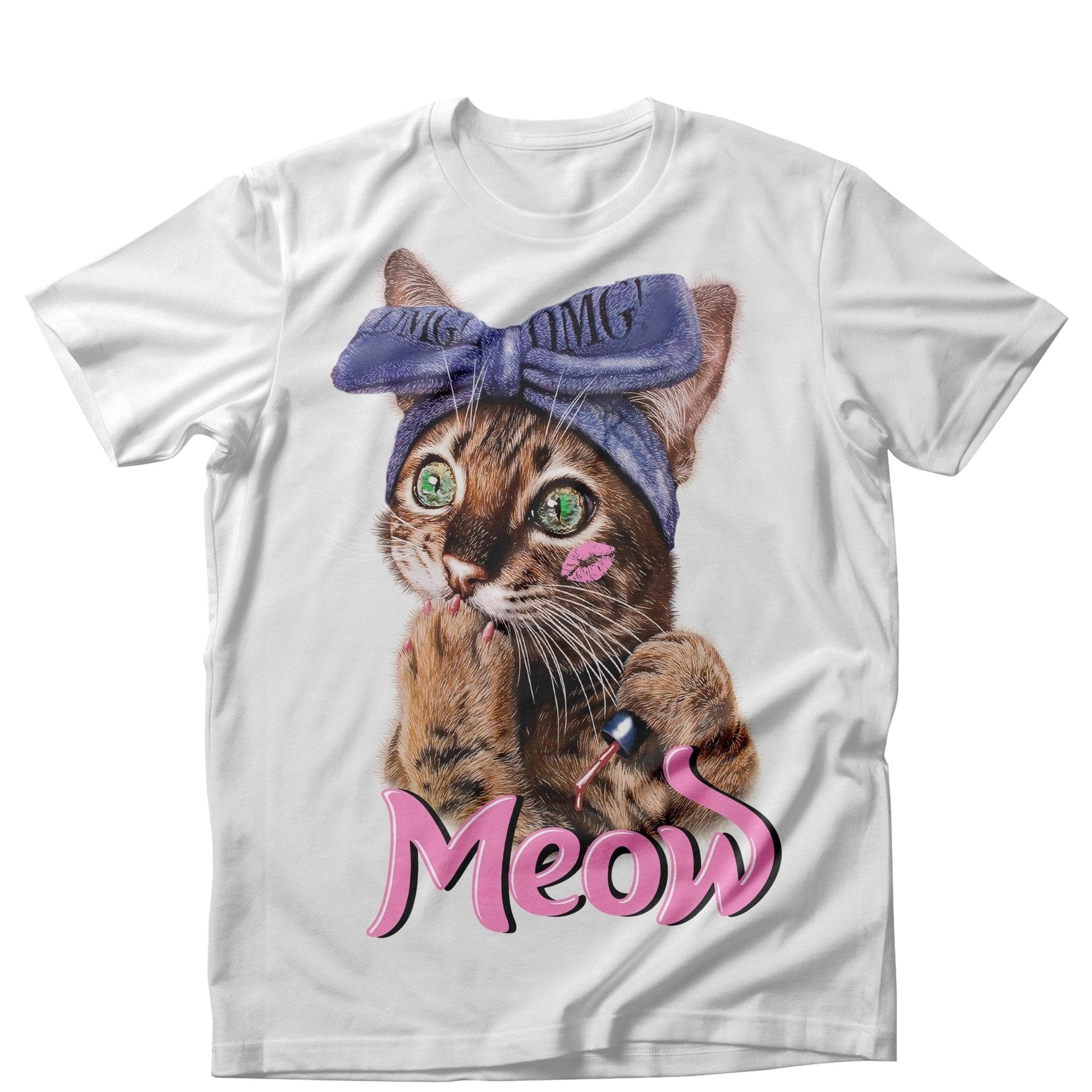 Tricou cu pisici uimita - Prestigeboutique.ro